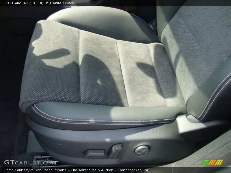 Ibis White / Black 2011 Audi A3 2.0 TDI