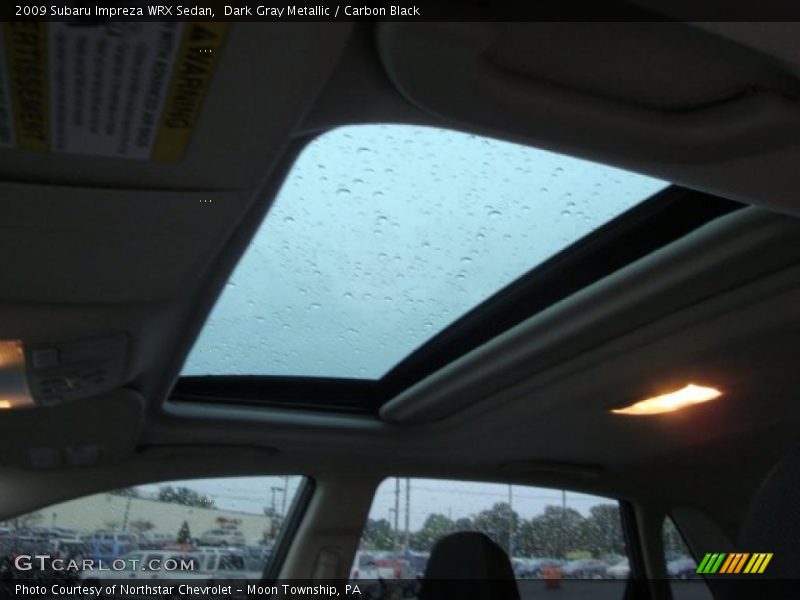 Dark Gray Metallic / Carbon Black 2009 Subaru Impreza WRX Sedan
