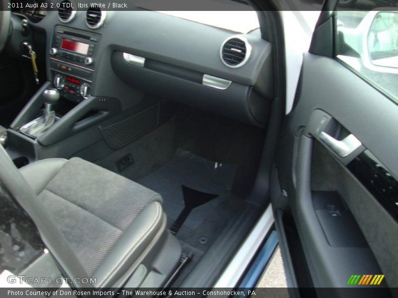 Ibis White / Black 2011 Audi A3 2.0 TDI