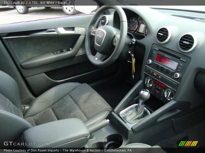 Ibis White / Black 2011 Audi A3 2.0 TDI