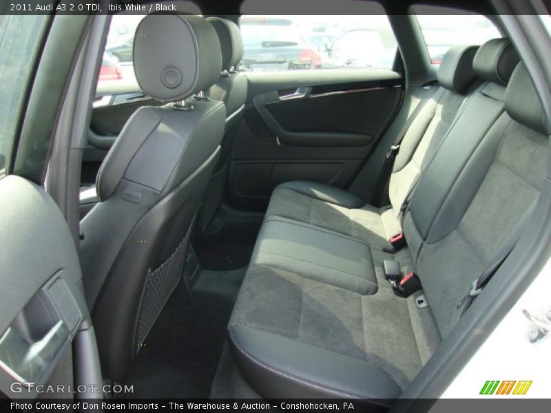 Ibis White / Black 2011 Audi A3 2.0 TDI