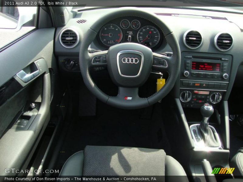 Ibis White / Black 2011 Audi A3 2.0 TDI