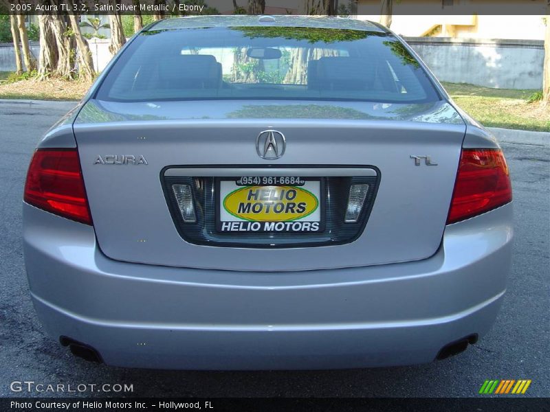 Satin Silver Metallic / Ebony 2005 Acura TL 3.2