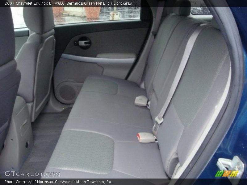 Bermuda Green Metallic / Light Gray 2007 Chevrolet Equinox LT AWD