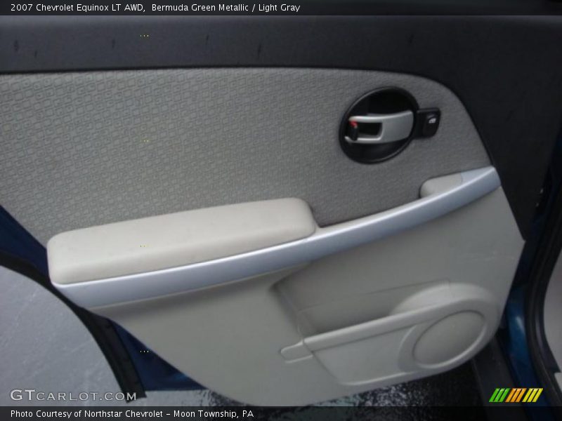Bermuda Green Metallic / Light Gray 2007 Chevrolet Equinox LT AWD