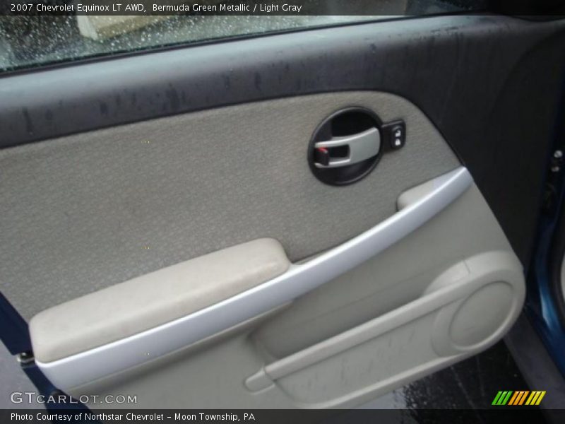 Bermuda Green Metallic / Light Gray 2007 Chevrolet Equinox LT AWD
