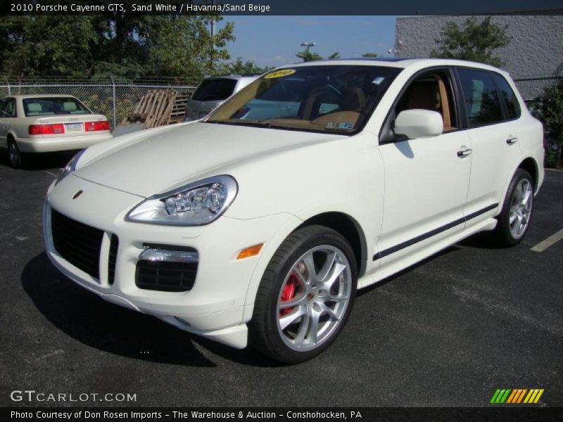 Sand White / Havanna/Sand Beige 2010 Porsche Cayenne GTS