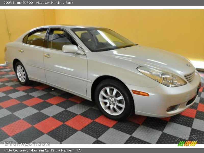 Alabaster Metallic / Black 2003 Lexus ES 300