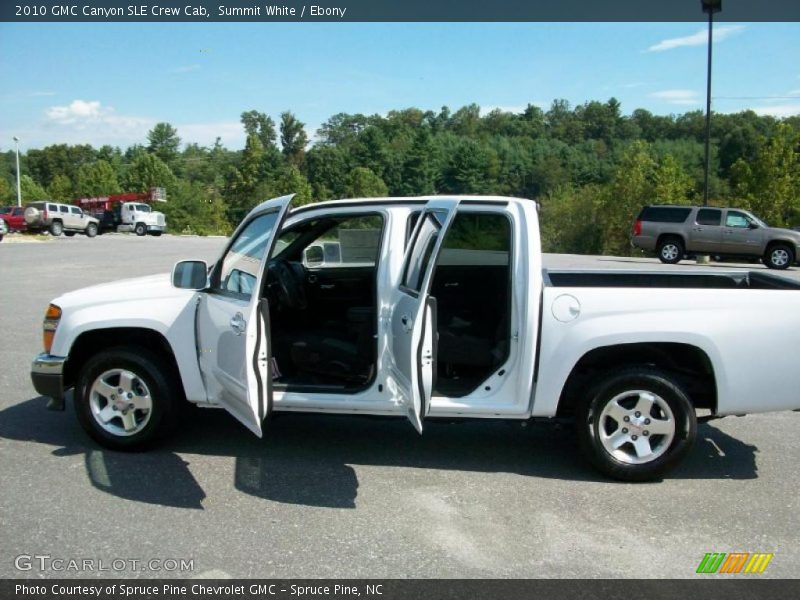 Summit White / Ebony 2010 GMC Canyon SLE Crew Cab