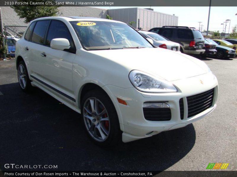 Sand White / Havanna/Sand Beige 2010 Porsche Cayenne GTS