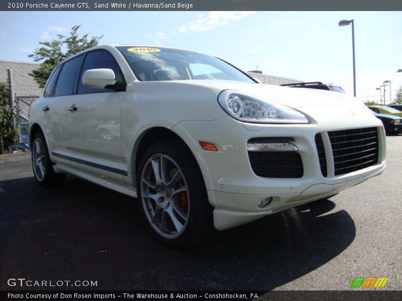 Sand White / Havanna/Sand Beige 2010 Porsche Cayenne GTS