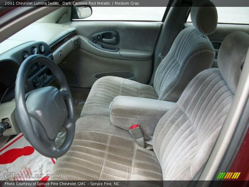 Dark Carmine Red Metallic / Medium Gray 2001 Chevrolet Lumina Sedan