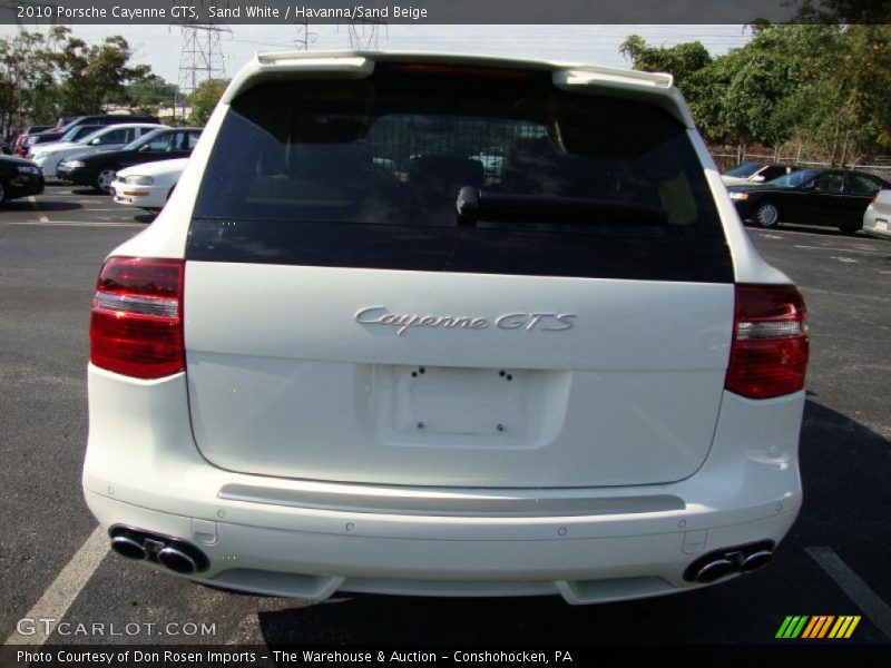 Sand White / Havanna/Sand Beige 2010 Porsche Cayenne GTS
