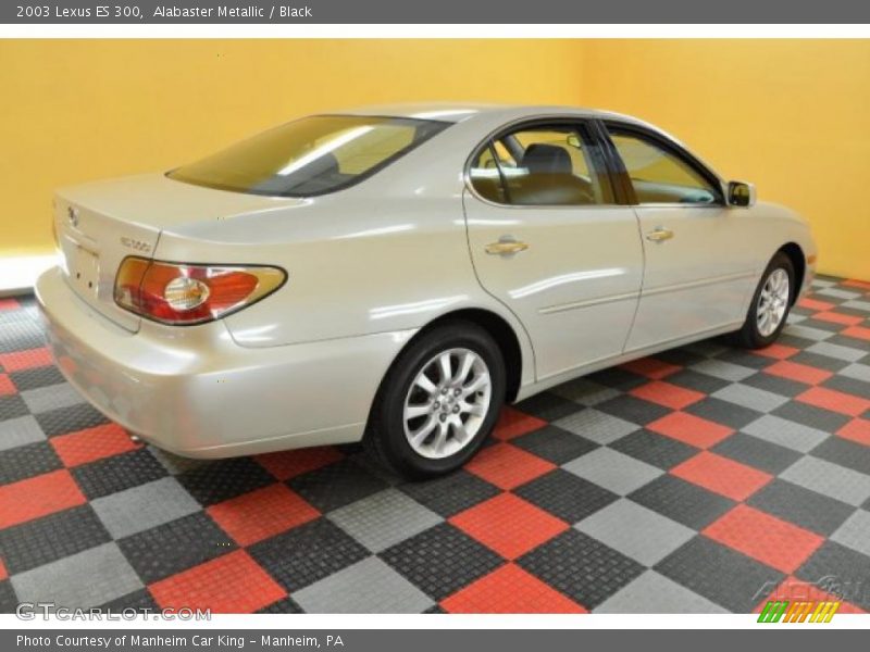 Alabaster Metallic / Black 2003 Lexus ES 300