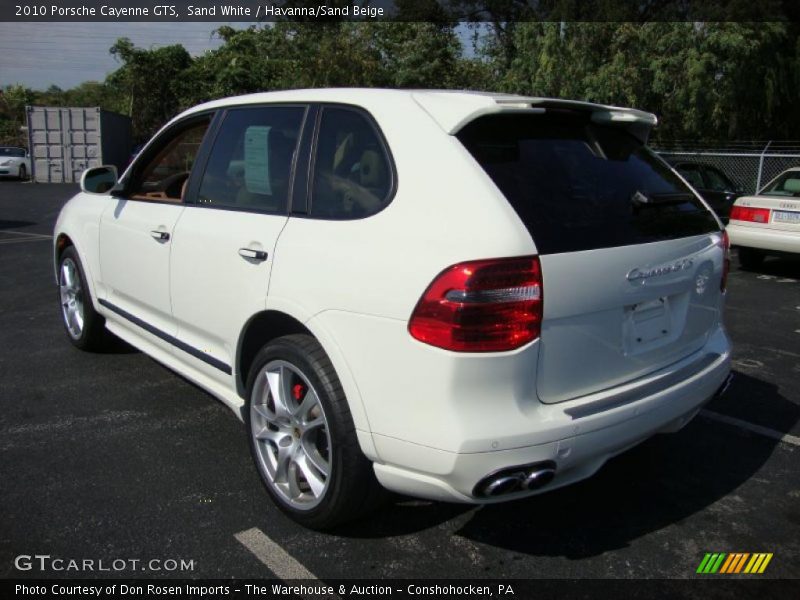 Sand White / Havanna/Sand Beige 2010 Porsche Cayenne GTS