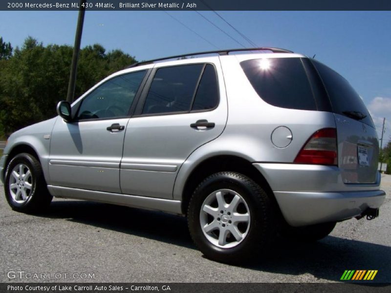 Brilliant Silver Metallic / Ash 2000 Mercedes-Benz ML 430 4Matic