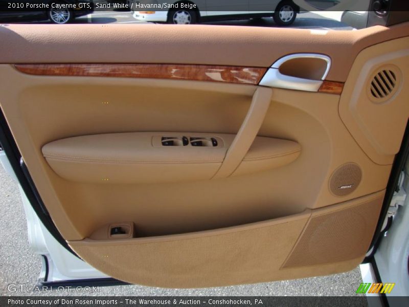 Sand White / Havanna/Sand Beige 2010 Porsche Cayenne GTS