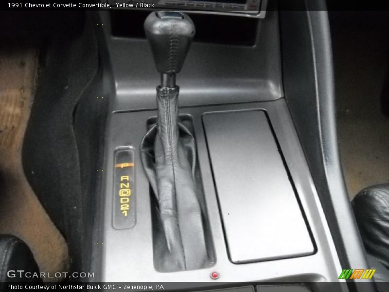 Yellow / Black 1991 Chevrolet Corvette Convertible