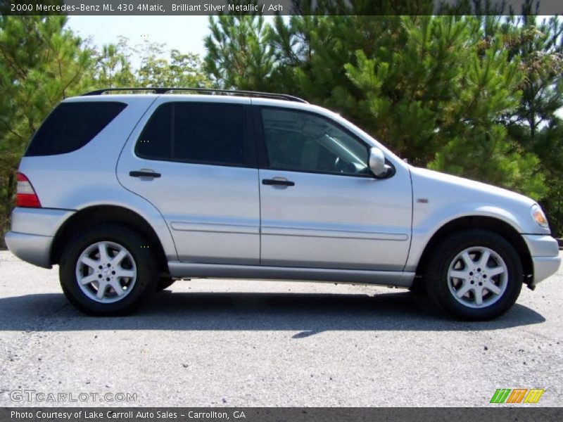 Brilliant Silver Metallic / Ash 2000 Mercedes-Benz ML 430 4Matic