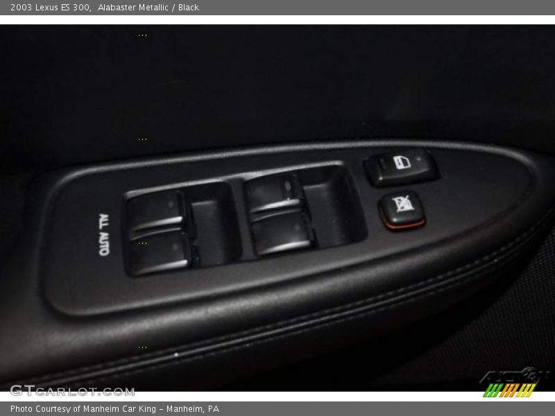 Alabaster Metallic / Black 2003 Lexus ES 300