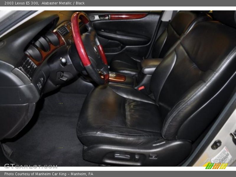 Alabaster Metallic / Black 2003 Lexus ES 300