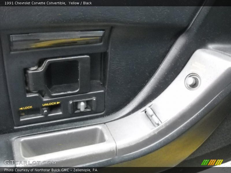 Yellow / Black 1991 Chevrolet Corvette Convertible