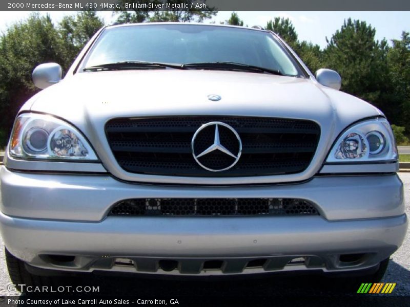 Brilliant Silver Metallic / Ash 2000 Mercedes-Benz ML 430 4Matic