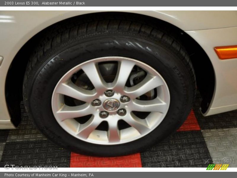 Alabaster Metallic / Black 2003 Lexus ES 300