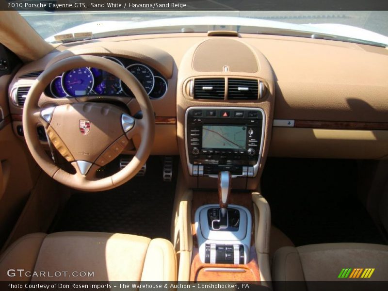 Sand White / Havanna/Sand Beige 2010 Porsche Cayenne GTS