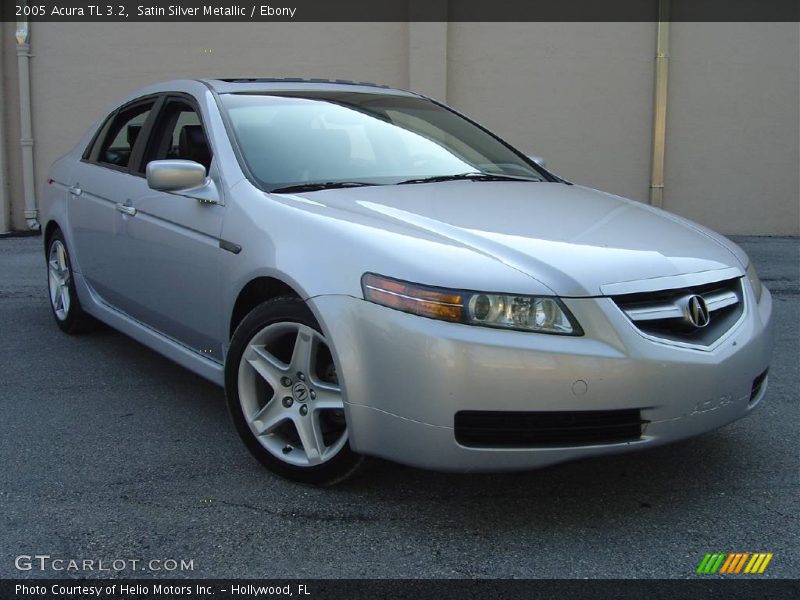 Satin Silver Metallic / Ebony 2005 Acura TL 3.2