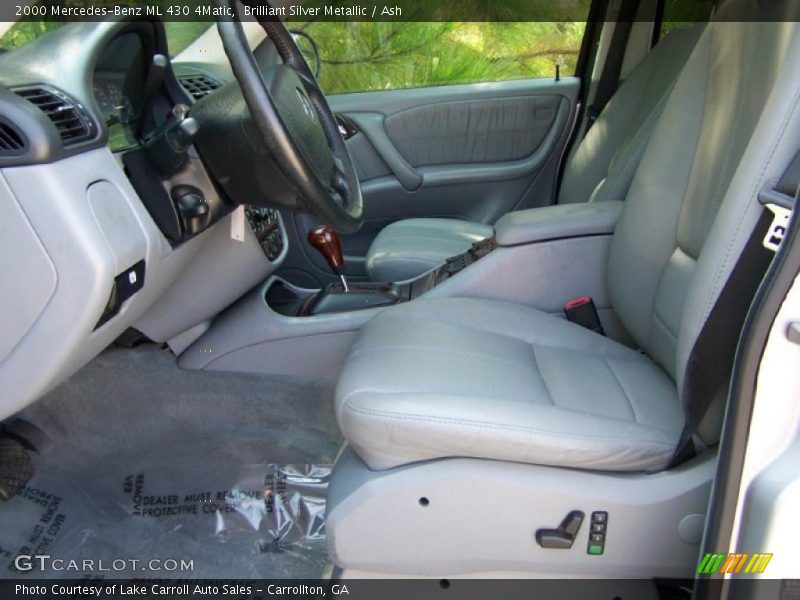 Brilliant Silver Metallic / Ash 2000 Mercedes-Benz ML 430 4Matic