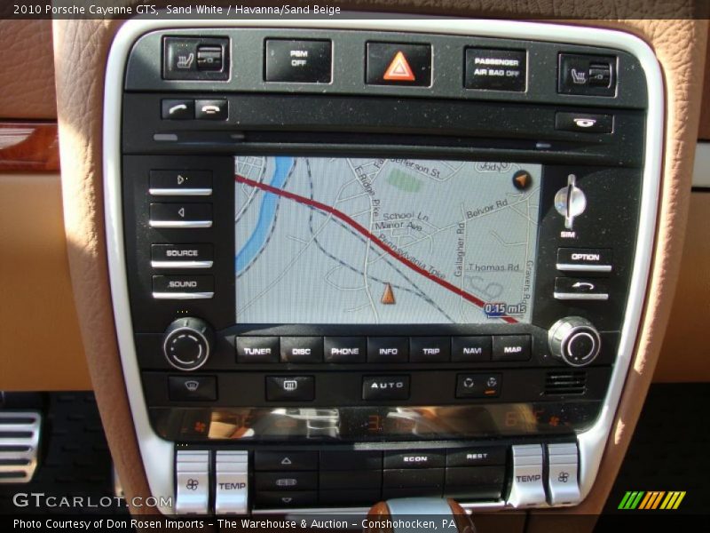 Sand White / Havanna/Sand Beige 2010 Porsche Cayenne GTS
