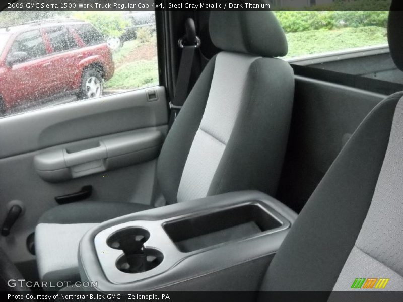 Steel Gray Metallic / Dark Titanium 2009 GMC Sierra 1500 Work Truck Regular Cab 4x4