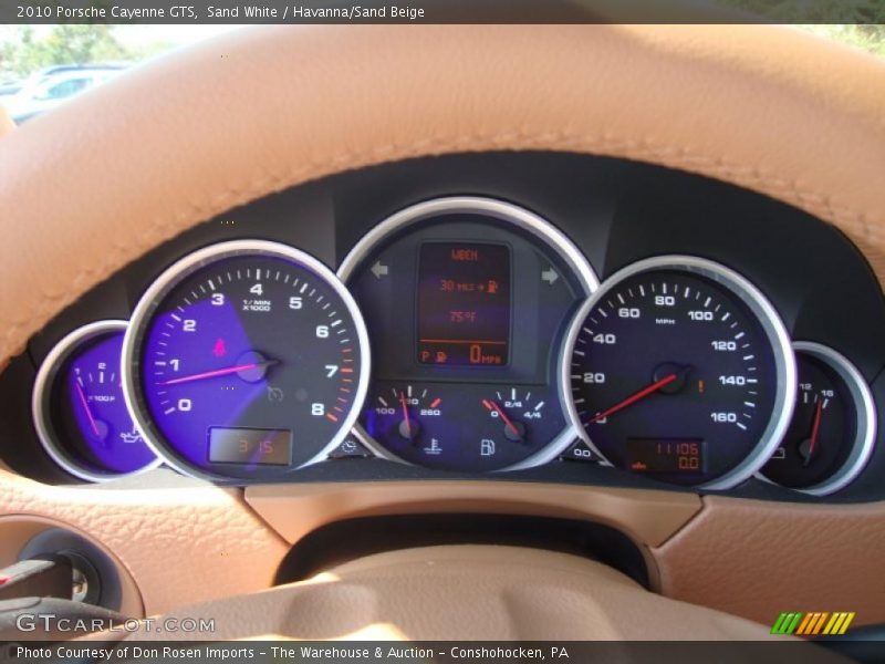Sand White / Havanna/Sand Beige 2010 Porsche Cayenne GTS