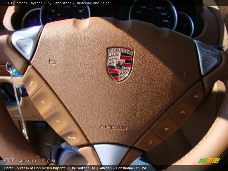 Sand White / Havanna/Sand Beige 2010 Porsche Cayenne GTS