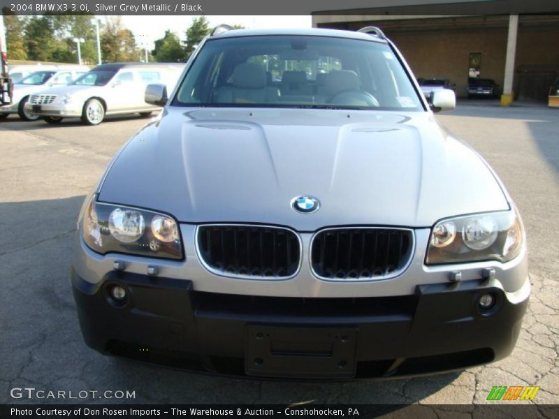 Silver Grey Metallic / Black 2004 BMW X3 3.0i
