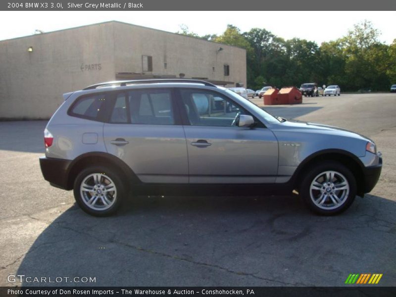 Silver Grey Metallic / Black 2004 BMW X3 3.0i
