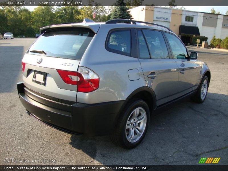 Silver Grey Metallic / Black 2004 BMW X3 3.0i