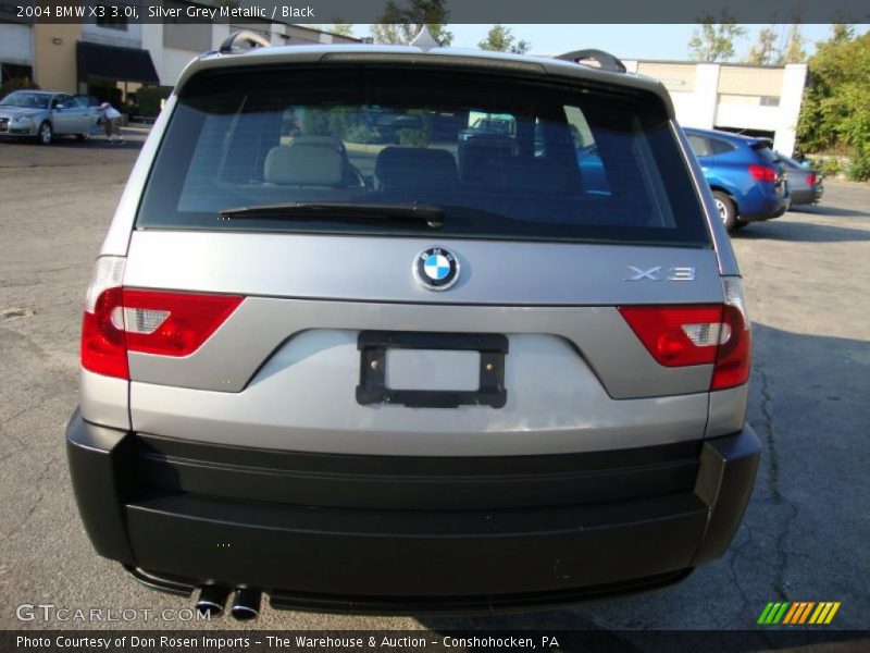 Silver Grey Metallic / Black 2004 BMW X3 3.0i