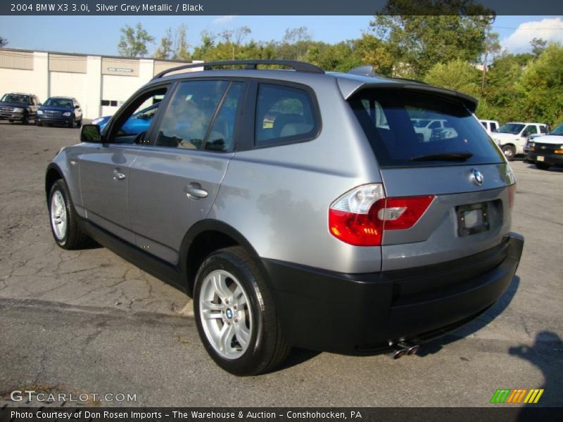 Silver Grey Metallic / Black 2004 BMW X3 3.0i