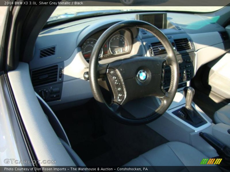 Silver Grey Metallic / Black 2004 BMW X3 3.0i