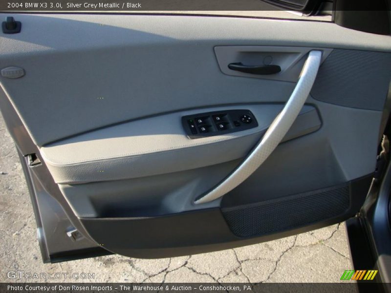 Silver Grey Metallic / Black 2004 BMW X3 3.0i