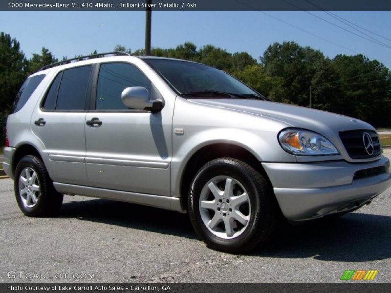 Brilliant Silver Metallic / Ash 2000 Mercedes-Benz ML 430 4Matic