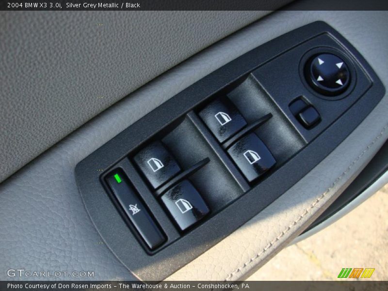 Silver Grey Metallic / Black 2004 BMW X3 3.0i