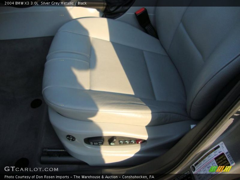 Silver Grey Metallic / Black 2004 BMW X3 3.0i