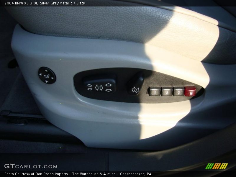 Silver Grey Metallic / Black 2004 BMW X3 3.0i