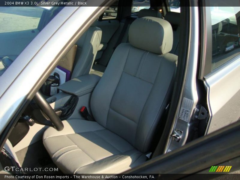 Silver Grey Metallic / Black 2004 BMW X3 3.0i