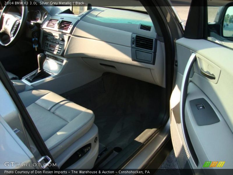 Silver Grey Metallic / Black 2004 BMW X3 3.0i