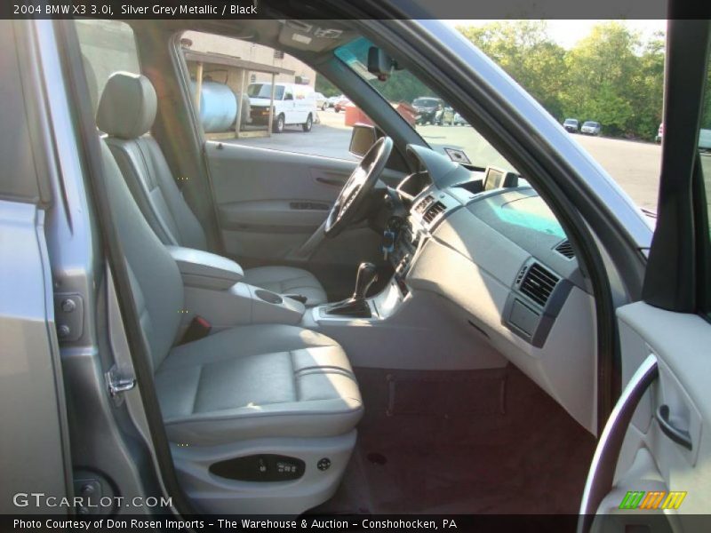 Silver Grey Metallic / Black 2004 BMW X3 3.0i