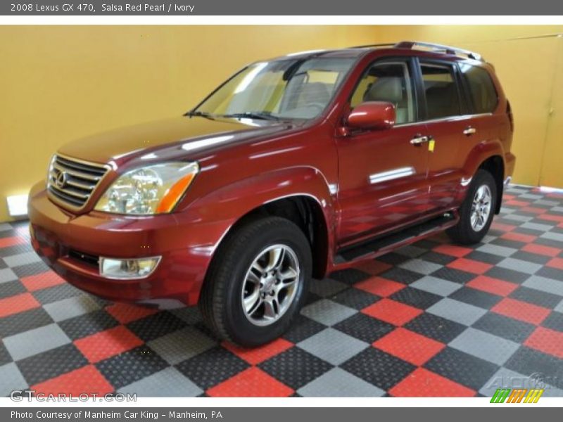 Salsa Red Pearl / Ivory 2008 Lexus GX 470